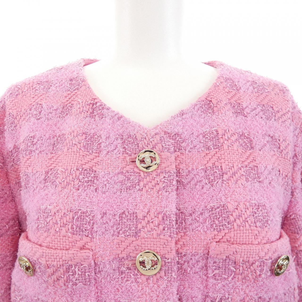 シャネル CHANEL LOOK7 P76714V68549 ノーカラージャケット