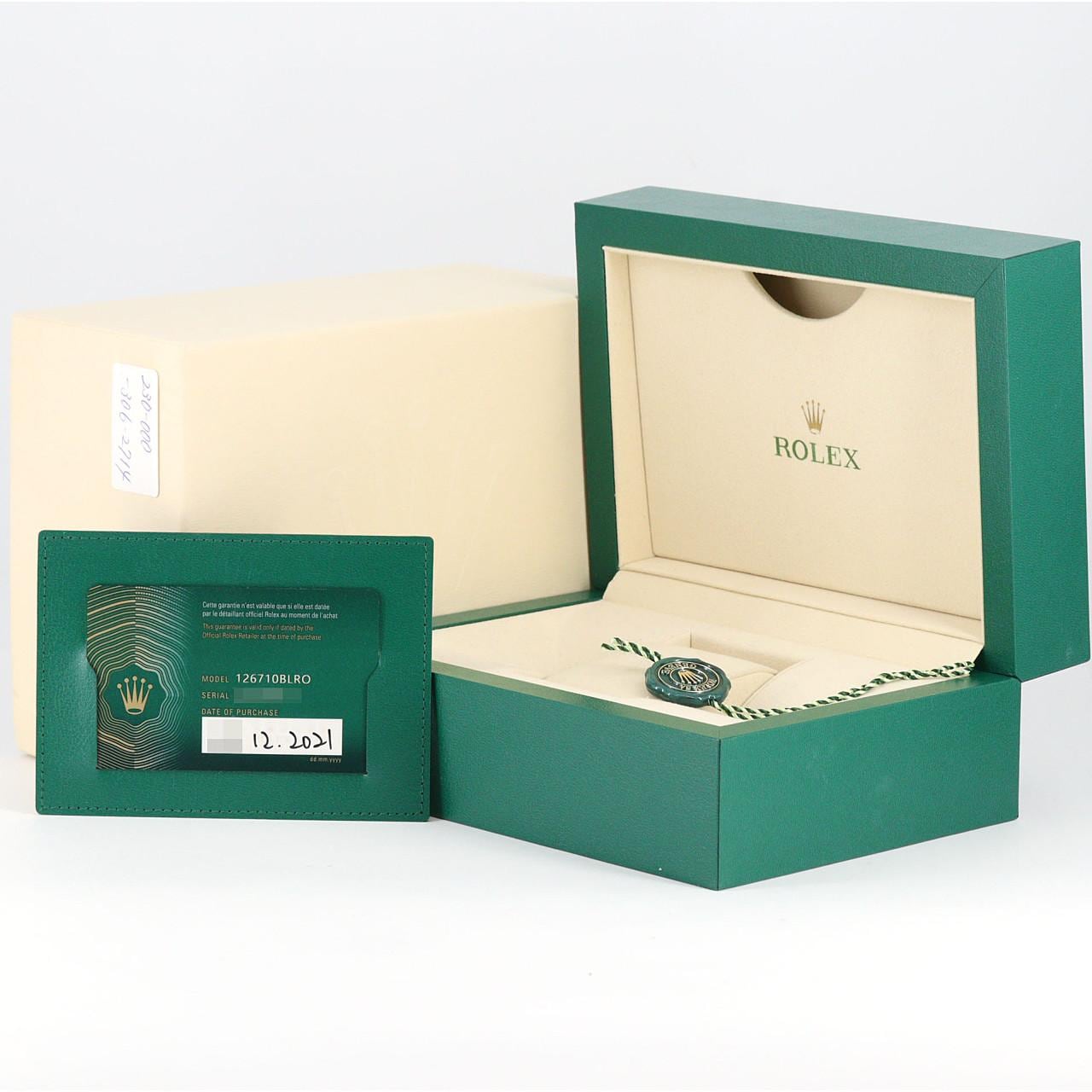 ロレックス GMTマスターⅡ 126710BLRO･3 SS 自動巻 ランダム番