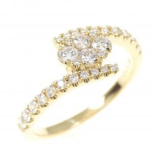 750YG ダイヤモンド リング 0.35CT