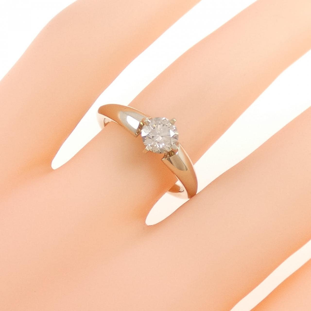 カシケイ ソリティア リング 0.52CT