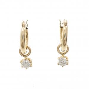 K18YG 2WAY ダイヤモンド ピアス 0.2CT