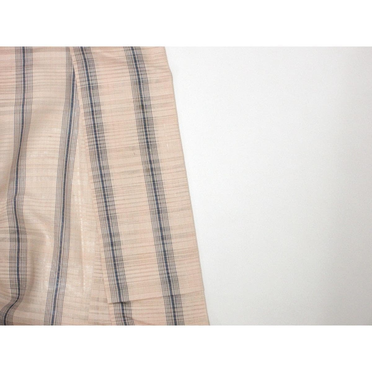 単衣　変わり絽紬織　スマート仕立