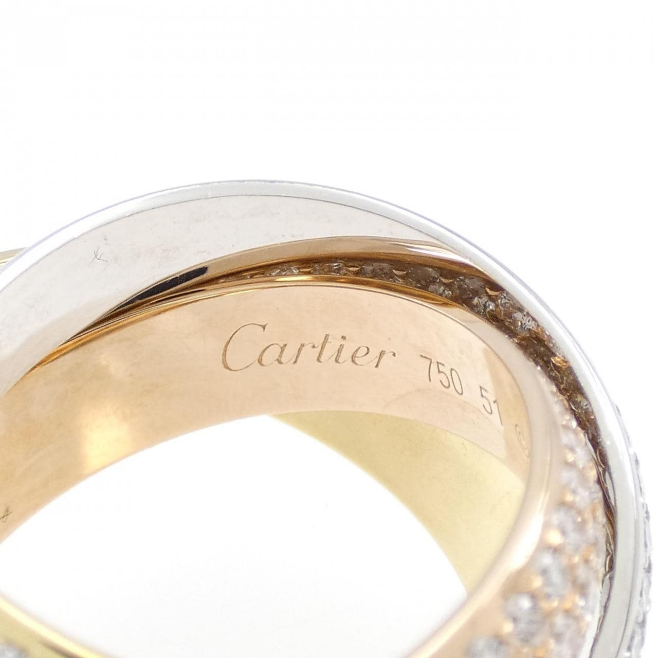 Cartier Trinity大號模型戒指