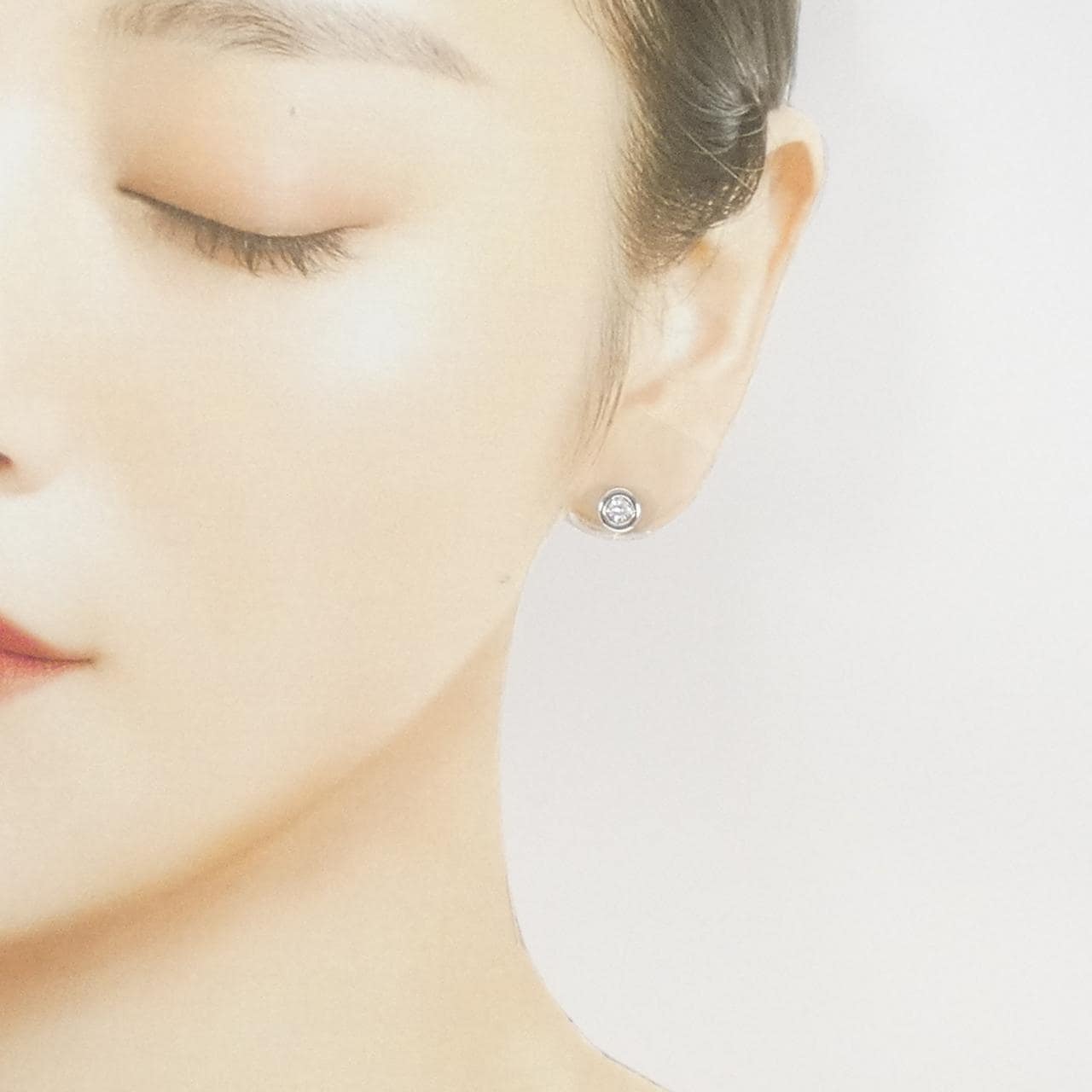 PT900 ダイヤモンド ピアス 0.31CT