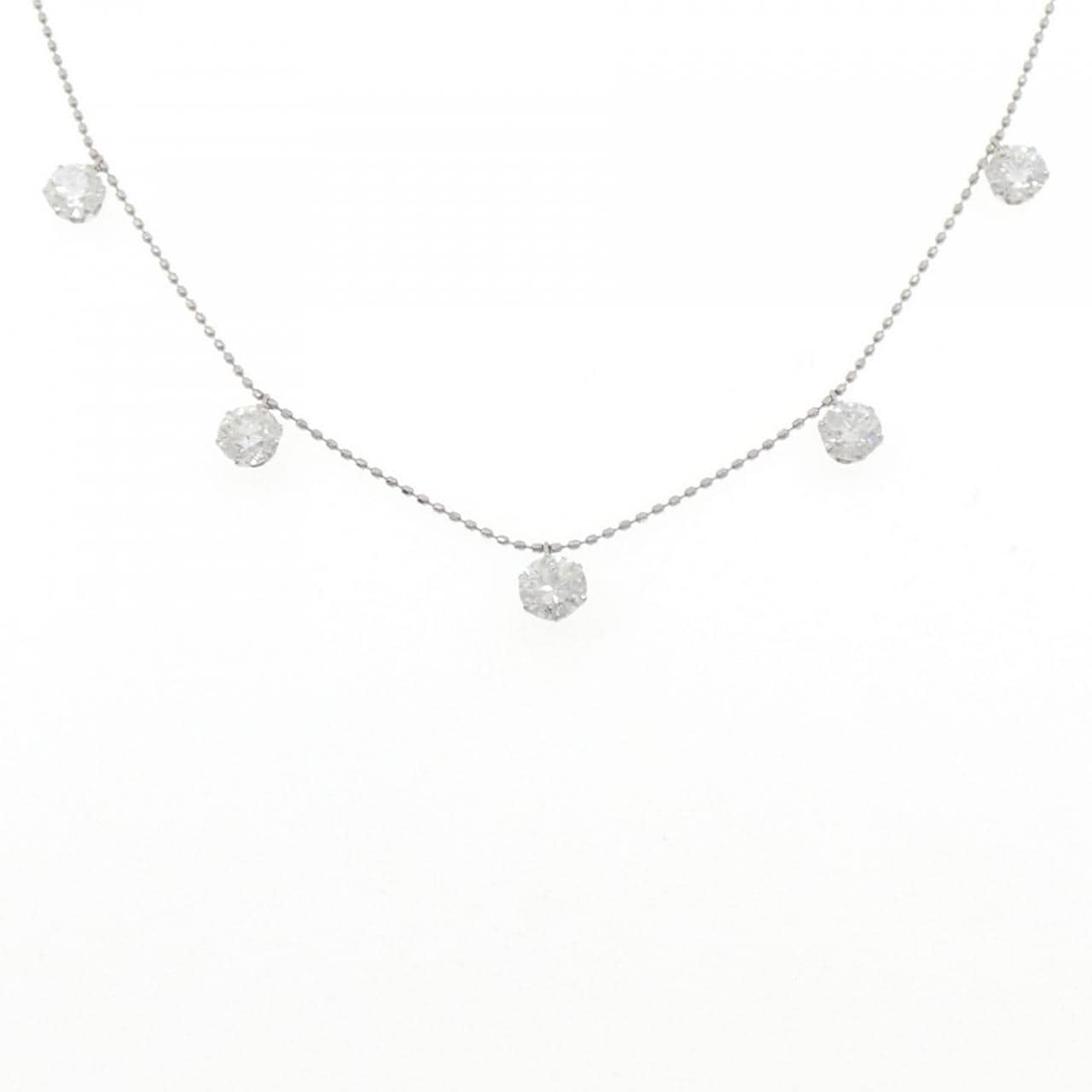 PT850 ダイヤモンド ネックレス 2.00CT