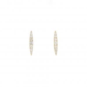 【リメイク】K18YG ダイヤモンド ピアス 0.30CT