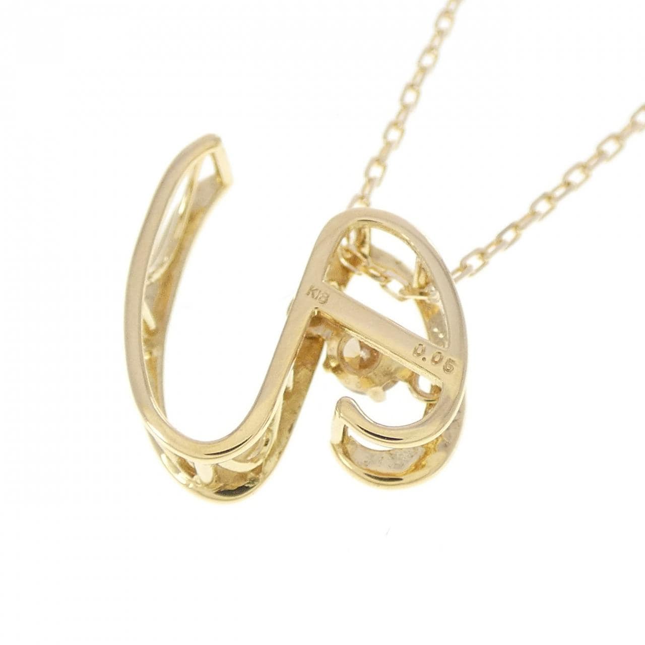 K18YG ダイヤモンド ネックレス 0.05CT