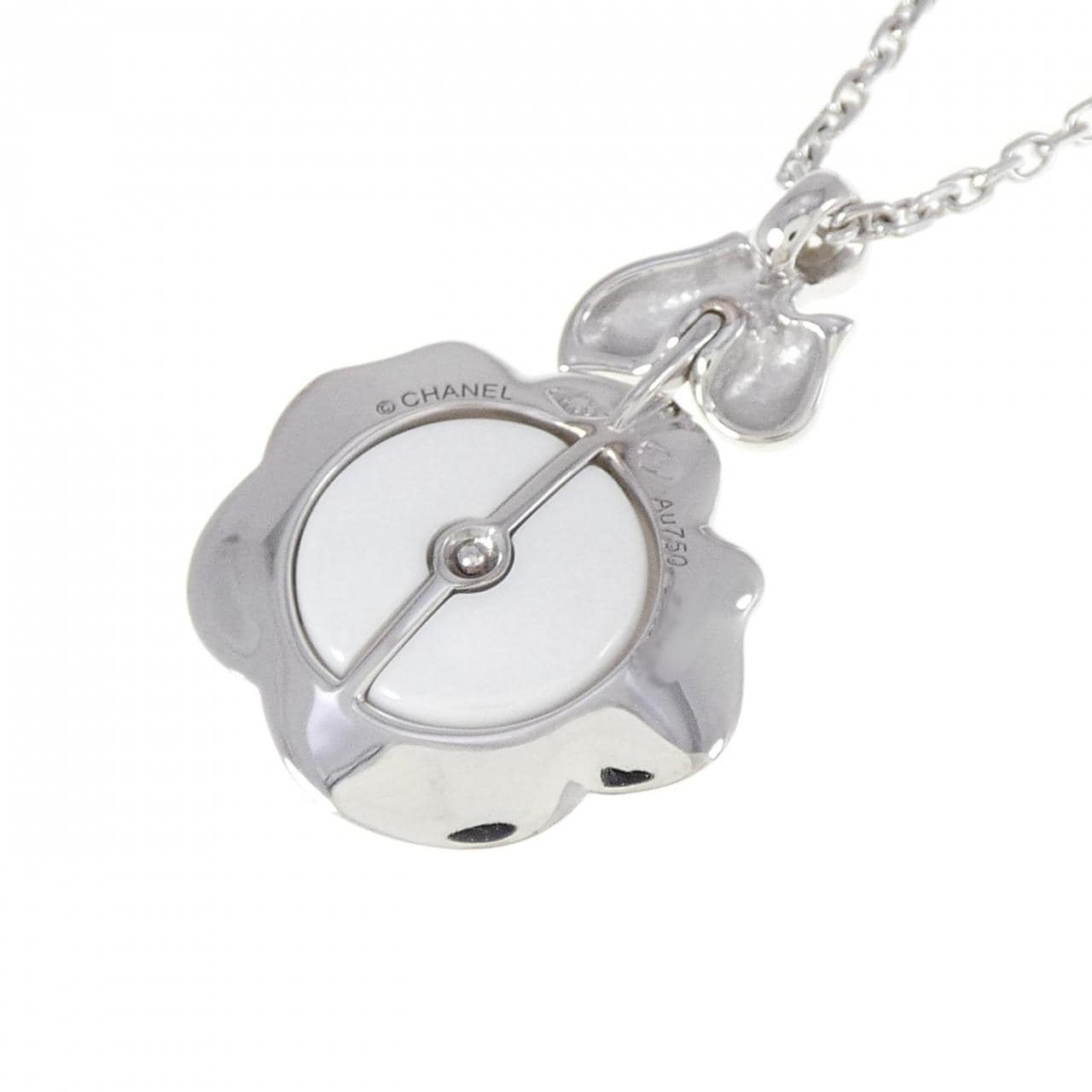 CHANEL camellia necklace