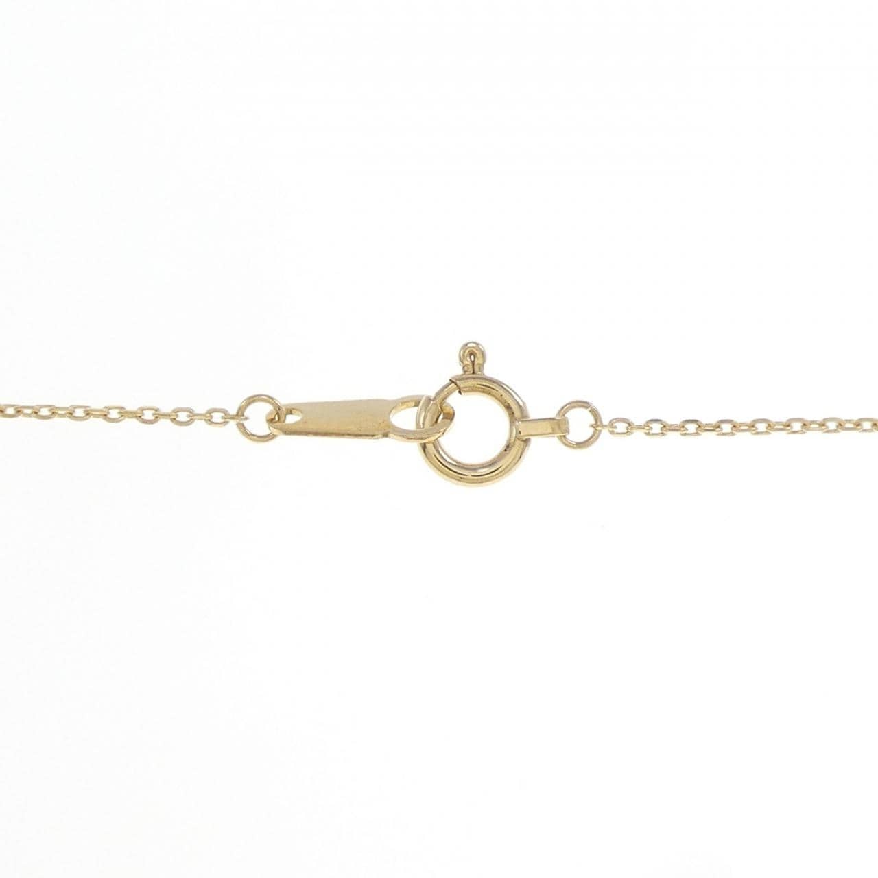 K18YG ソリティア ダイヤモンド ネックレス 0.30CT