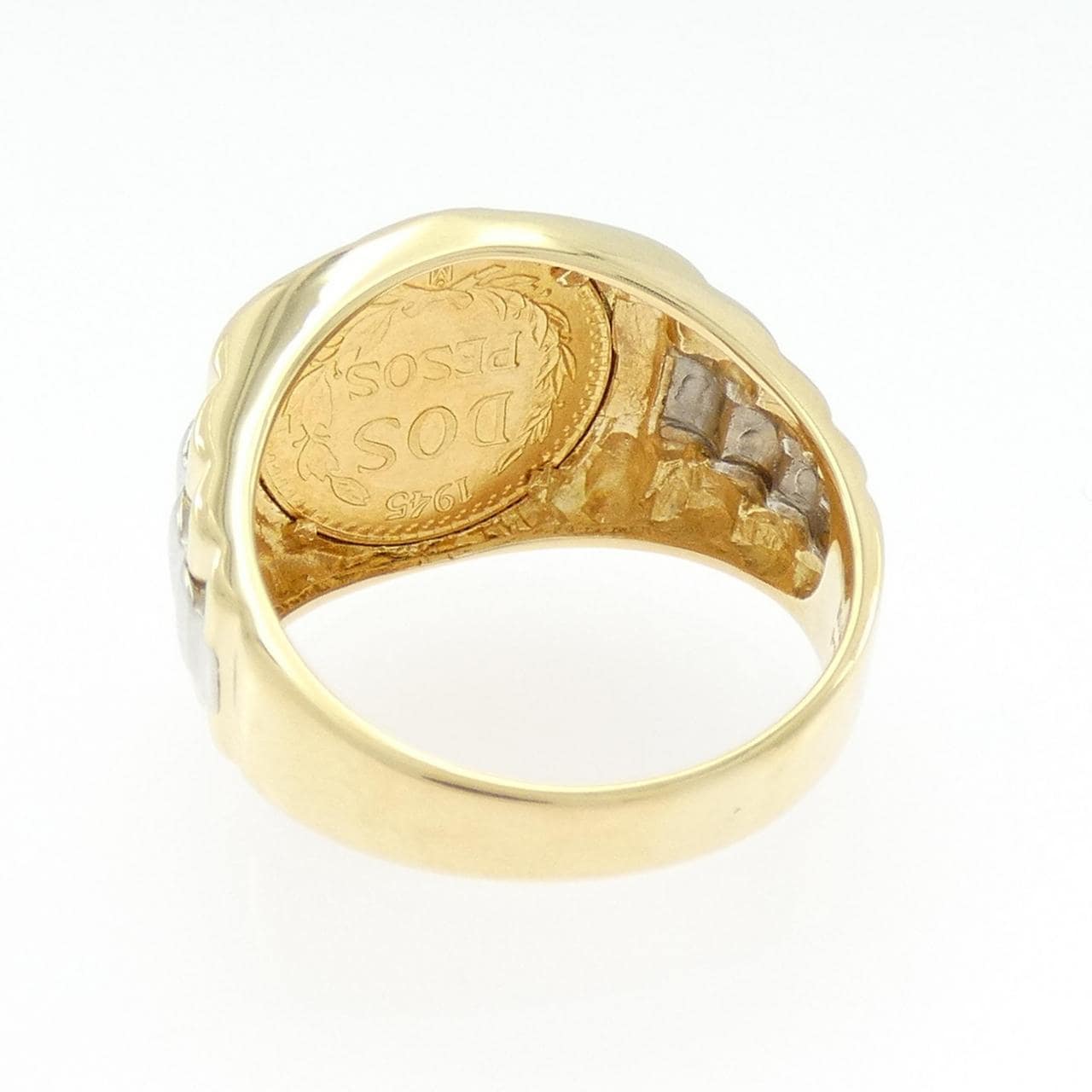 K18YG/PT900 リング