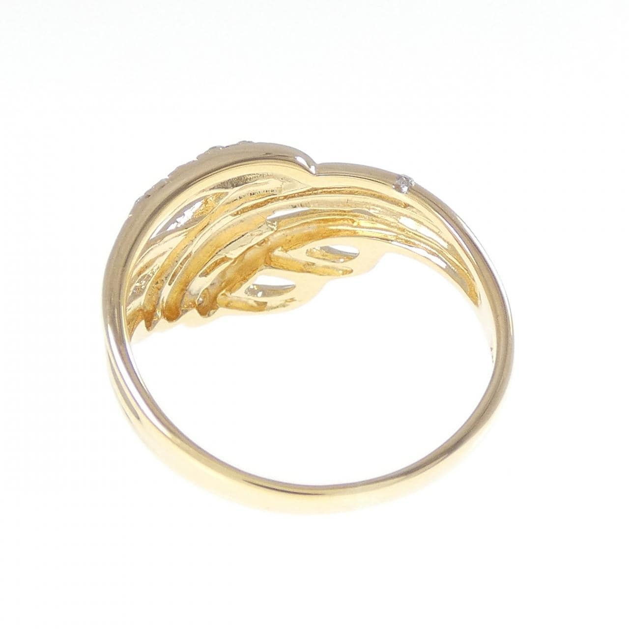 K18YG ダイヤモンド リング 0.08CT