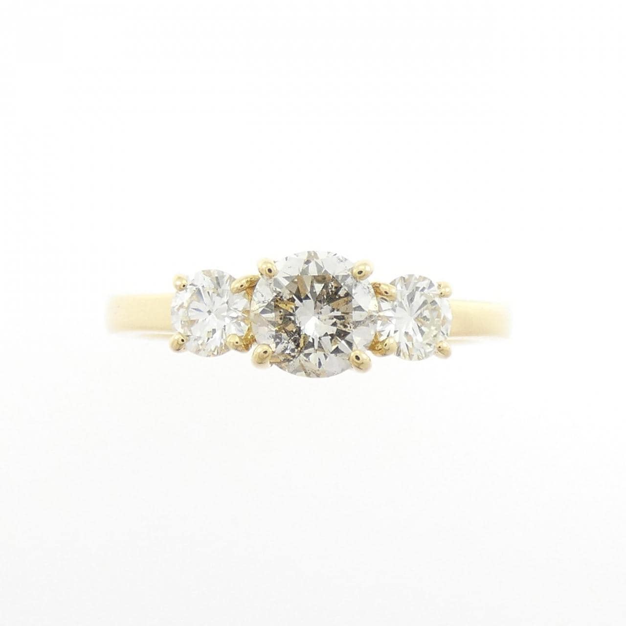 K18YG ダイヤモンド リング 0.557CT