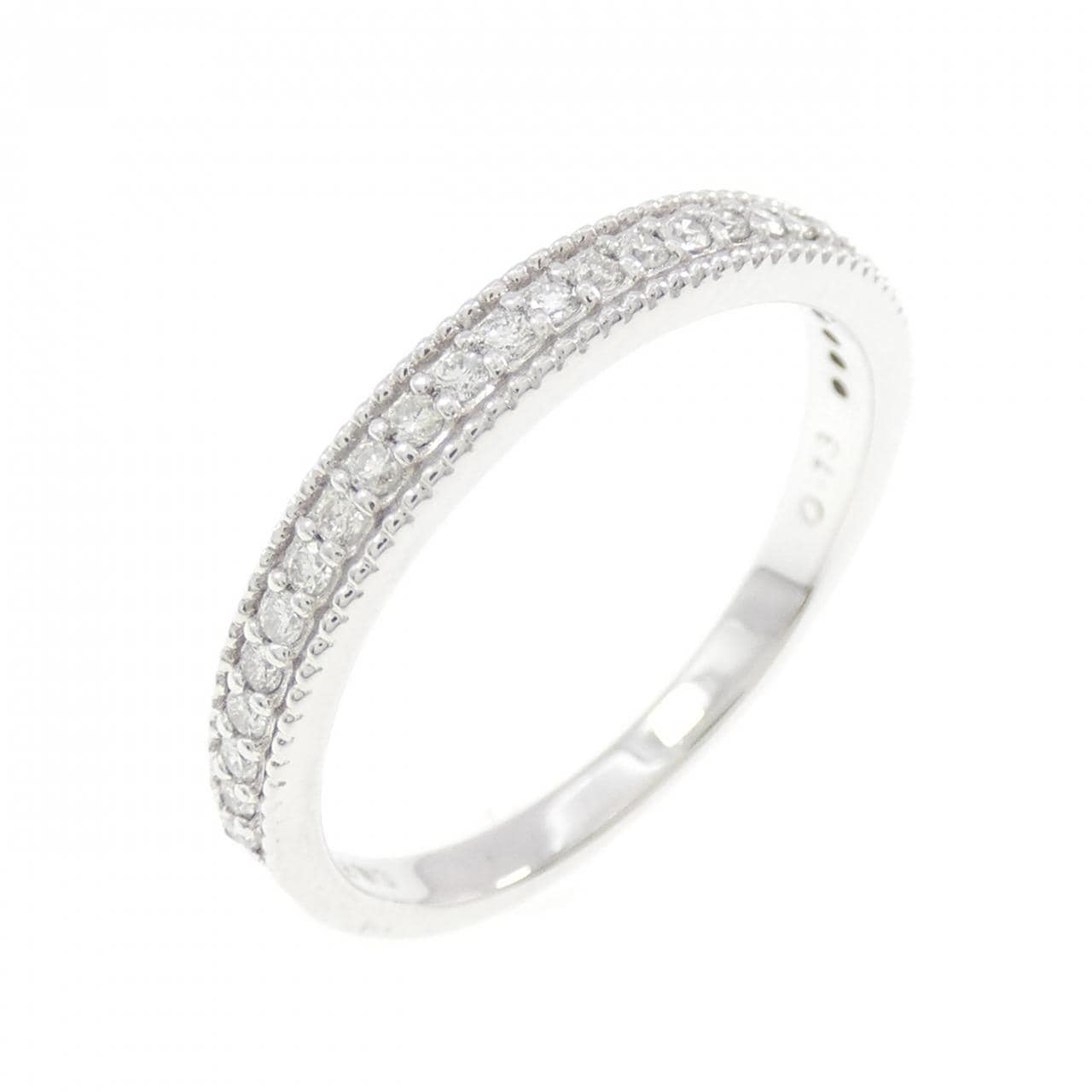 K18WG ダイヤモンド リング 0.13CT