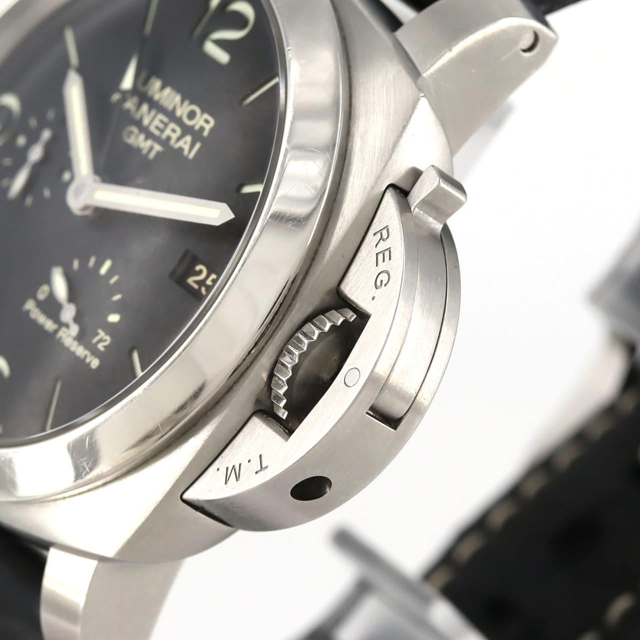 【無需保養】PANERAI Luminor 1950 3日動力儲存 GMT PAM00321 精鋼自動自動上弦