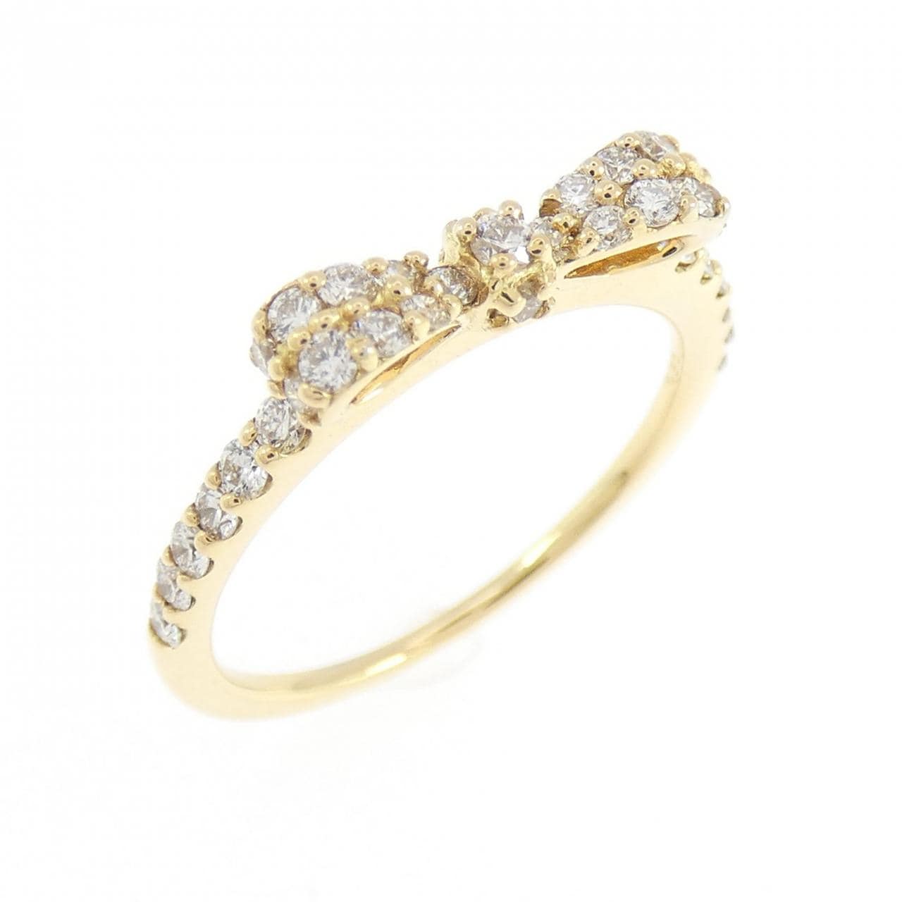 ポンテヴェキオ リボン リング 0.35CT