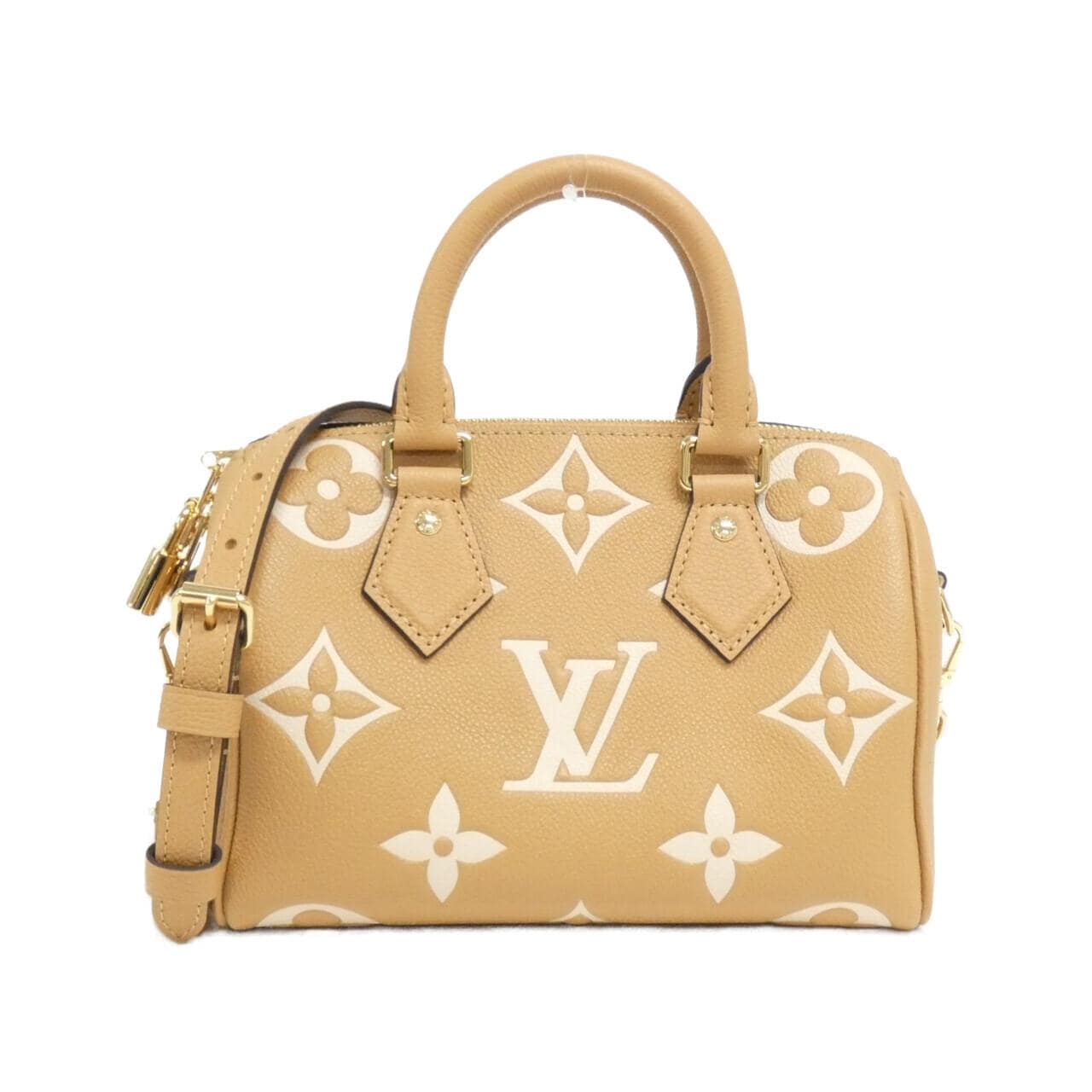 LOUIS VUITTON Bicolor Monogram Empreinte Speedy Bandouliere M12713 Boston Bag