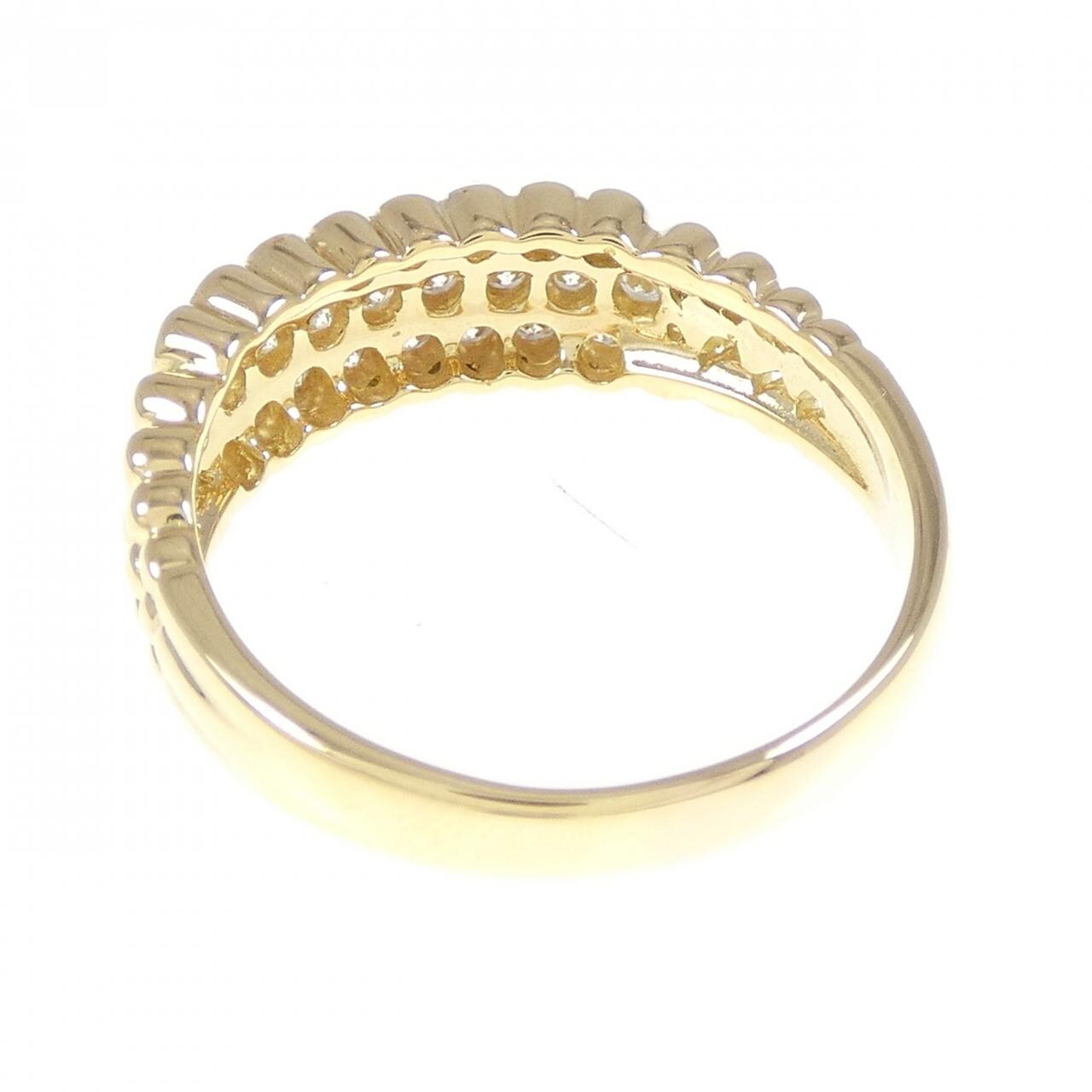 K18YG ダイヤモンド リング 0.62CT