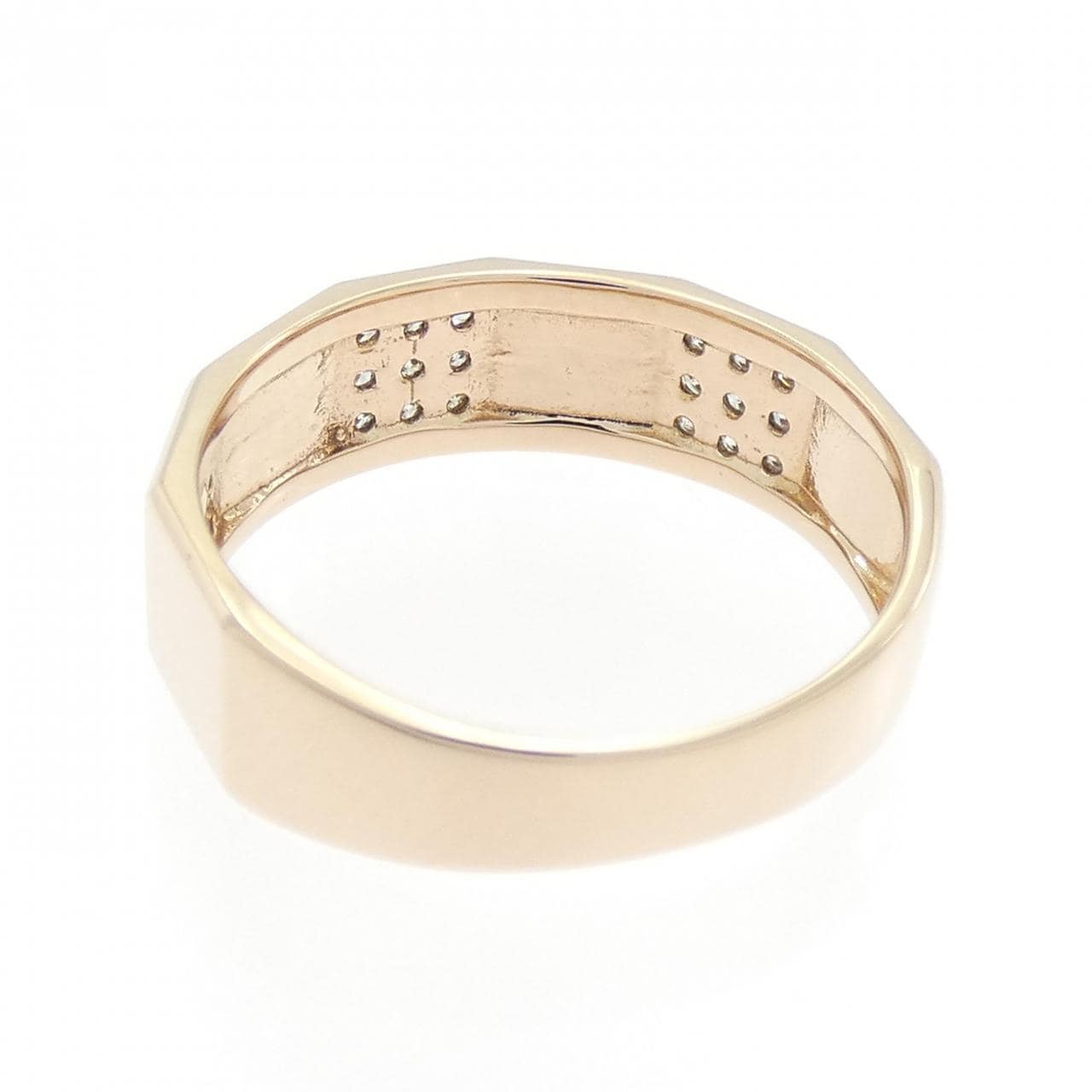 K18PG ダイヤモンド リング 0.22CT
