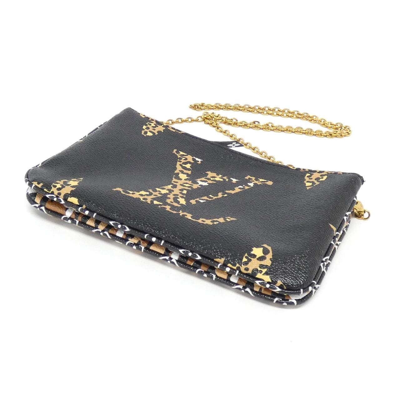 LOUIS VUITTON Giant Monogram Jungle 手拿包雙拉鍊 M67874 單肩包