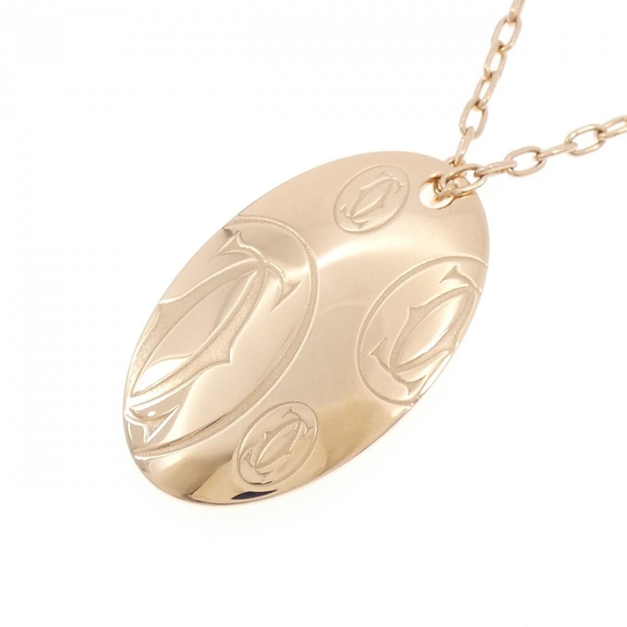 Cartier 2C Motif吊墜 LM 項鍊