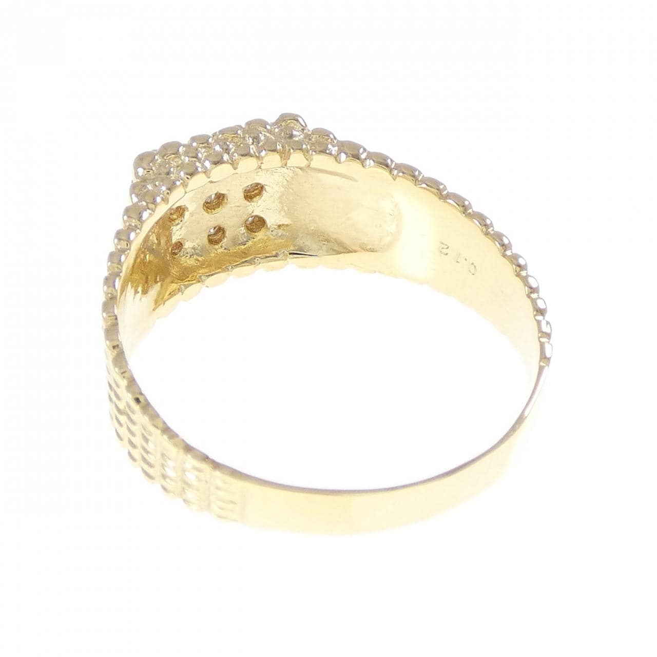 [BRAND NEW] K18YG Diamond ring 0.12CT