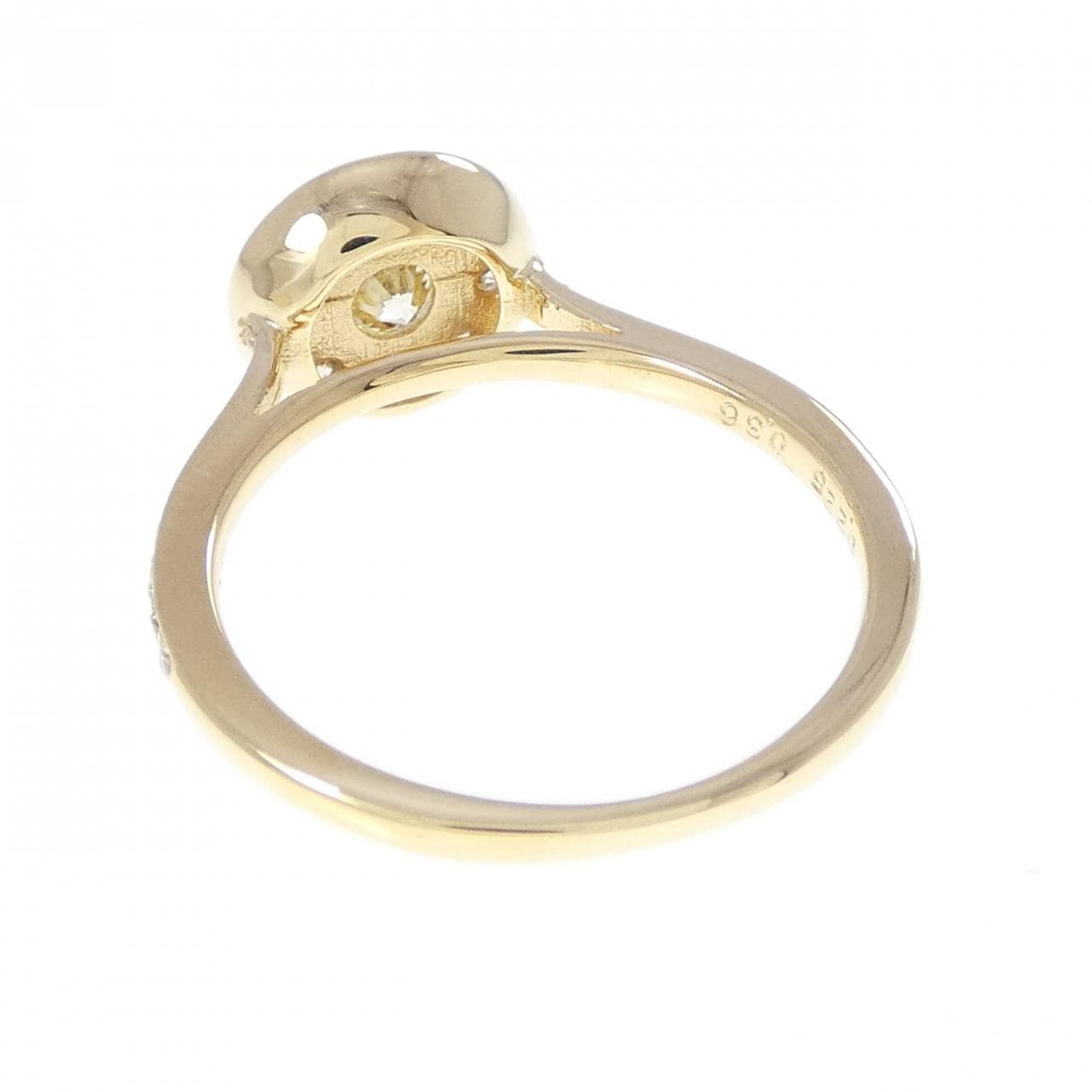 K18YG ダイヤモンド リング 0.225CT