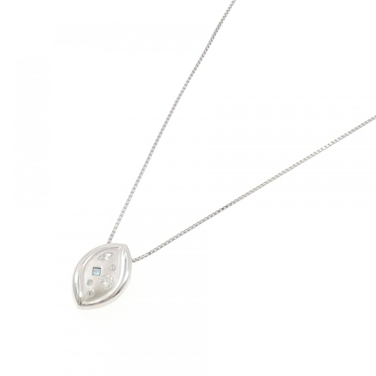 PT900/PT850 ダイヤモンド ネックレス 0.23CT