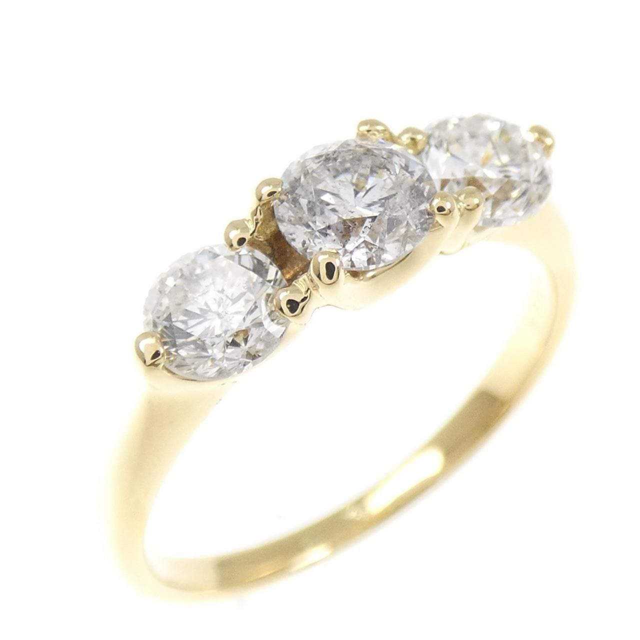 K18YG ダイヤモンド リング 1.015CT