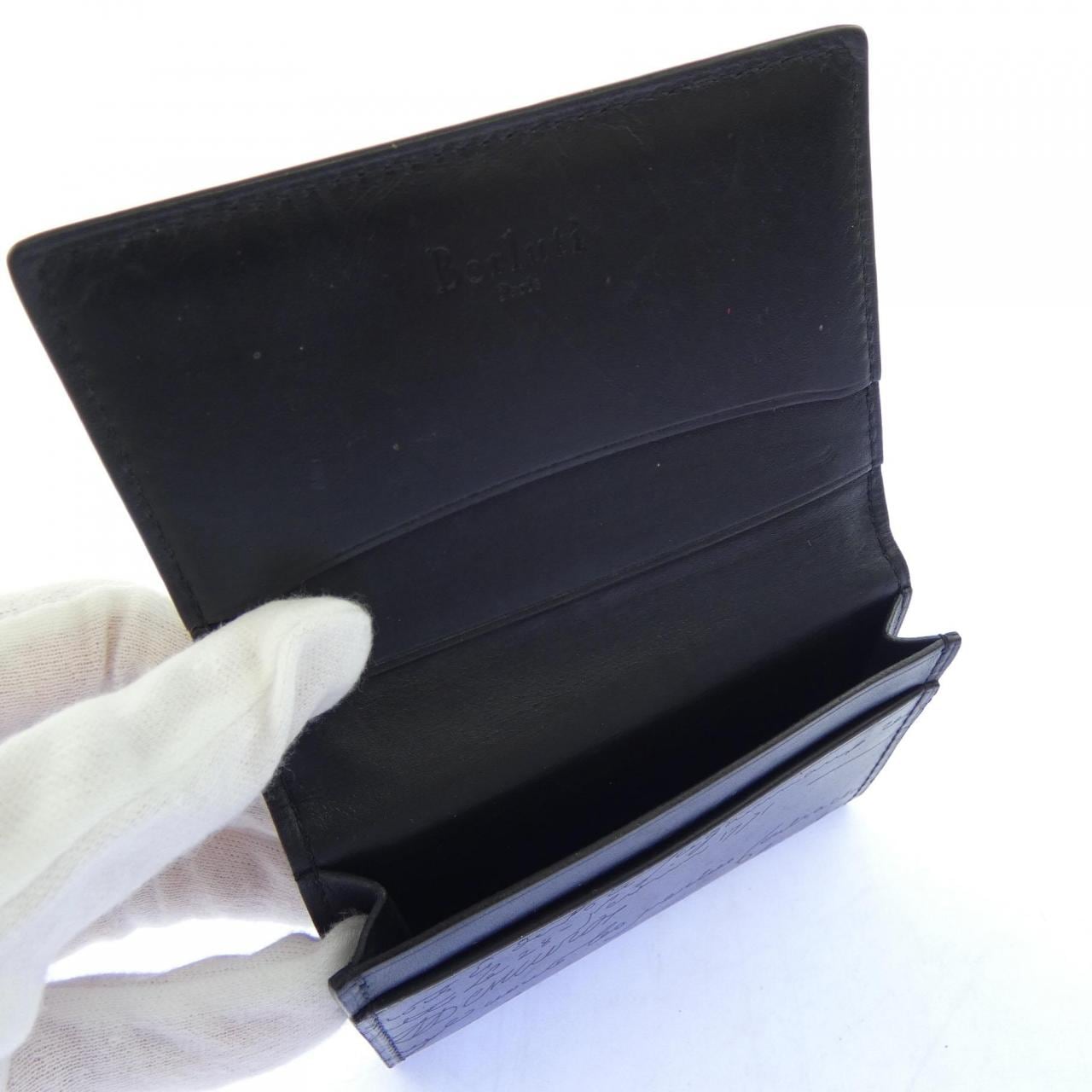 ベルルッティ Berluti インブイアスクリットレザーカードホルダー CARD CASE