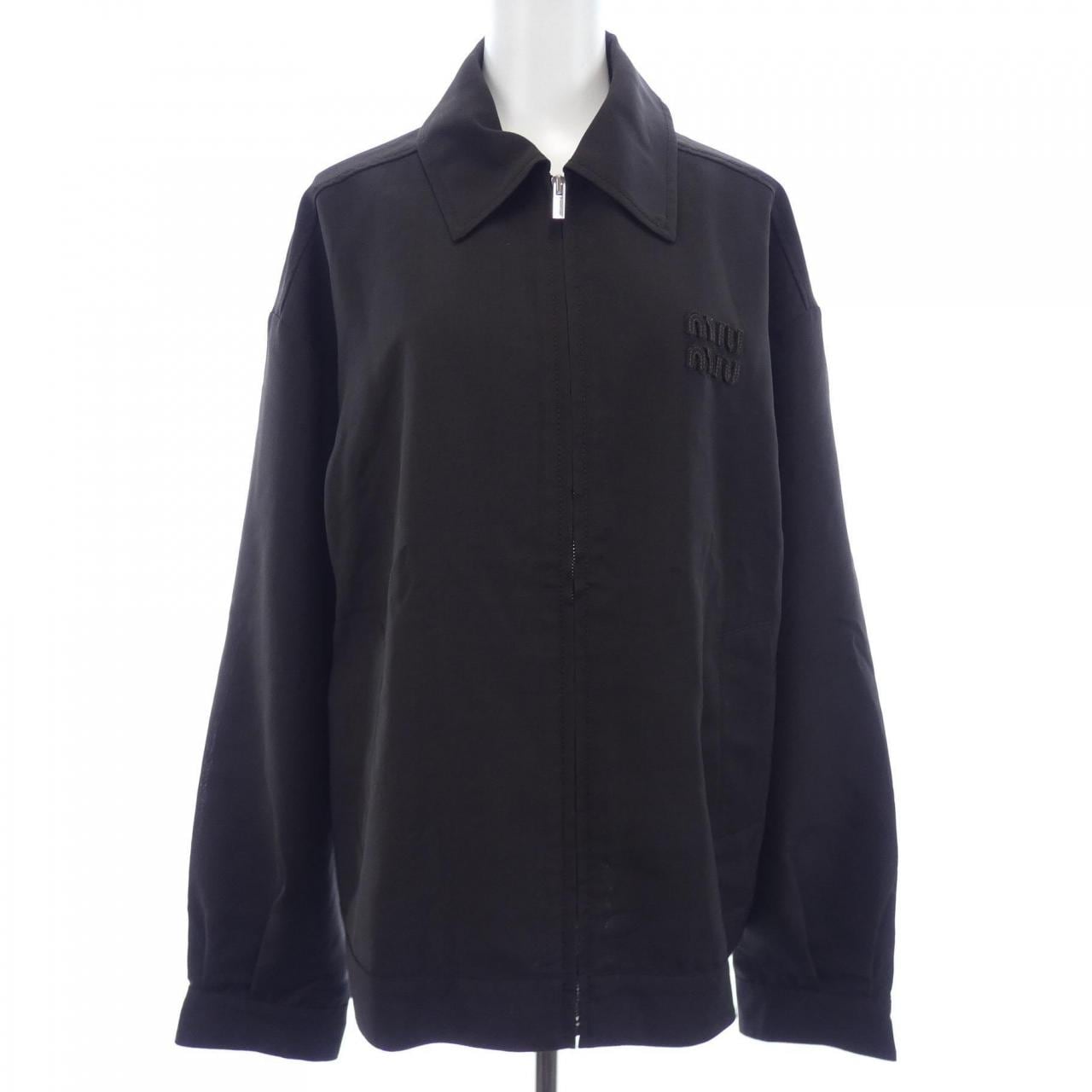 ミュウミュウ MIU MIU モヘアブルゾンジャケット ML1041 SOOO 12I1 ジャケット