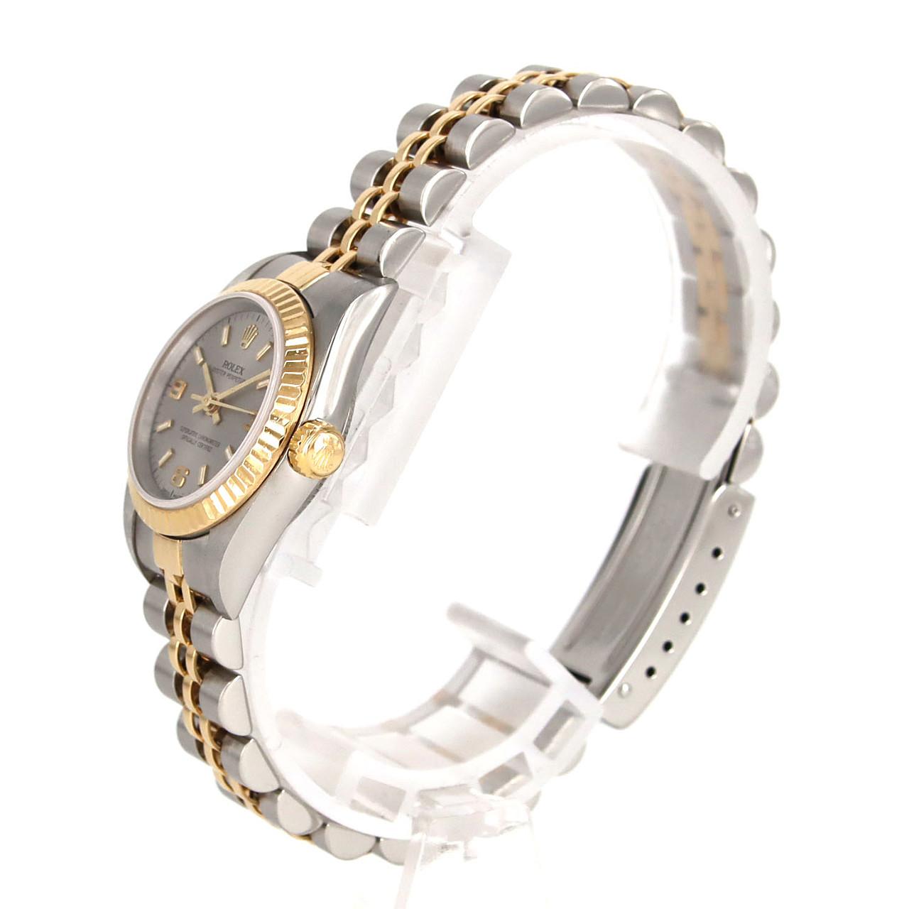 ロレックス オイスターパーペチュアル 76193･5 SSxYG 自動巻 P番