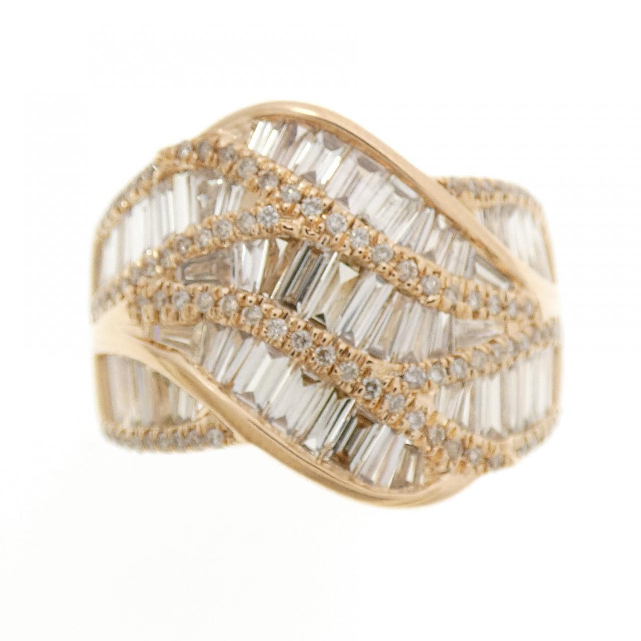 K18PG ダイヤモンド リング 2.00CT