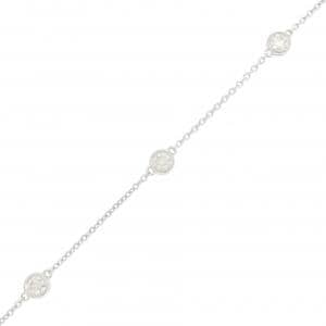 K18WG ダイヤモンド ブレスレット 1.01CT