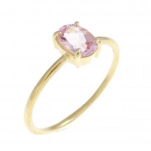 K18YG モルガナイト リング 0.48CT