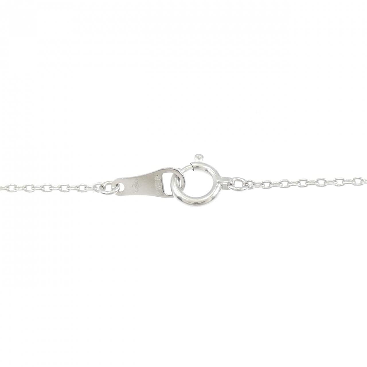 K18WG ダイヤモンド ネックレス 0.35CT