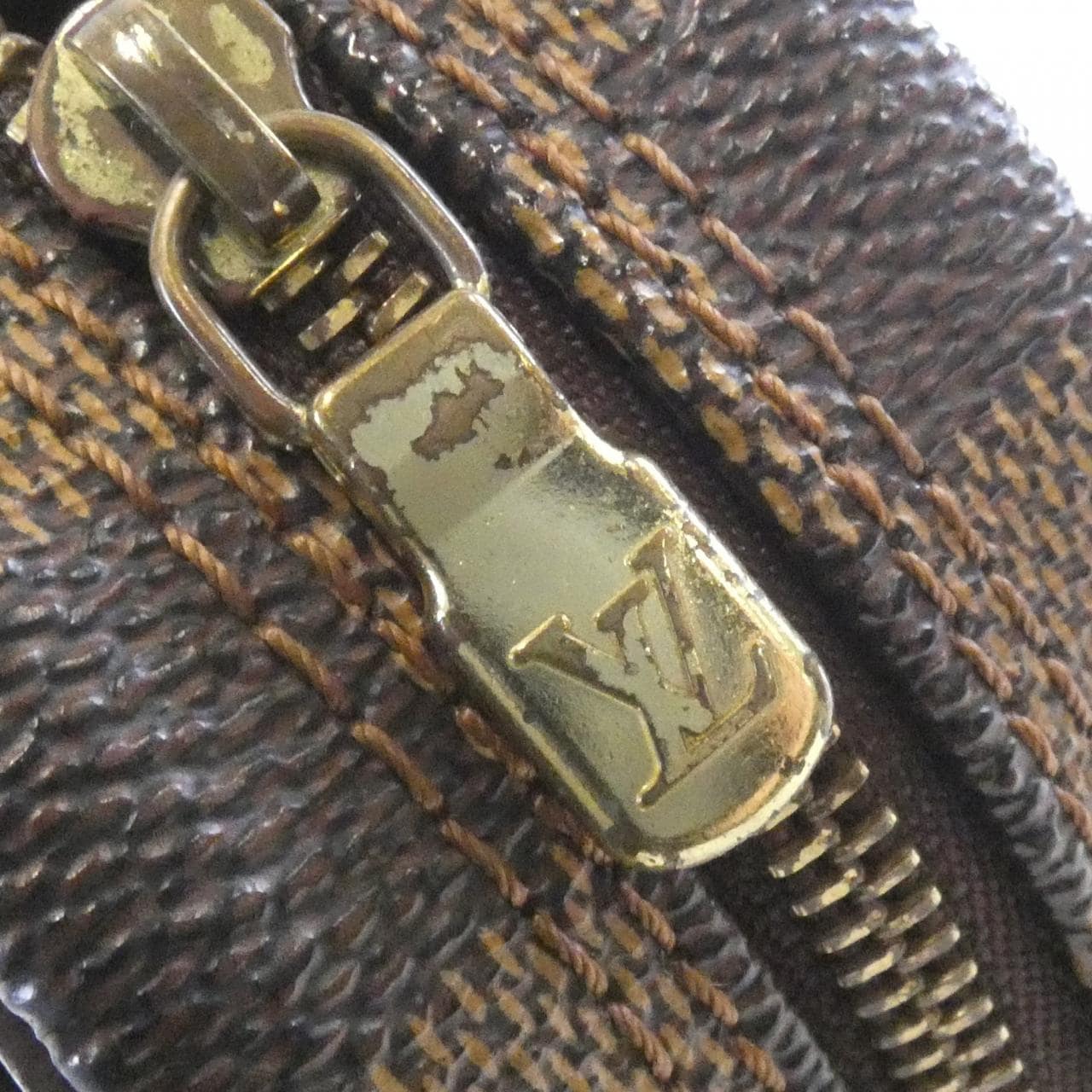 ルイヴィトン ダミエ ポシェット イパネマ XS N51296+M68214 ショルダーバッグ