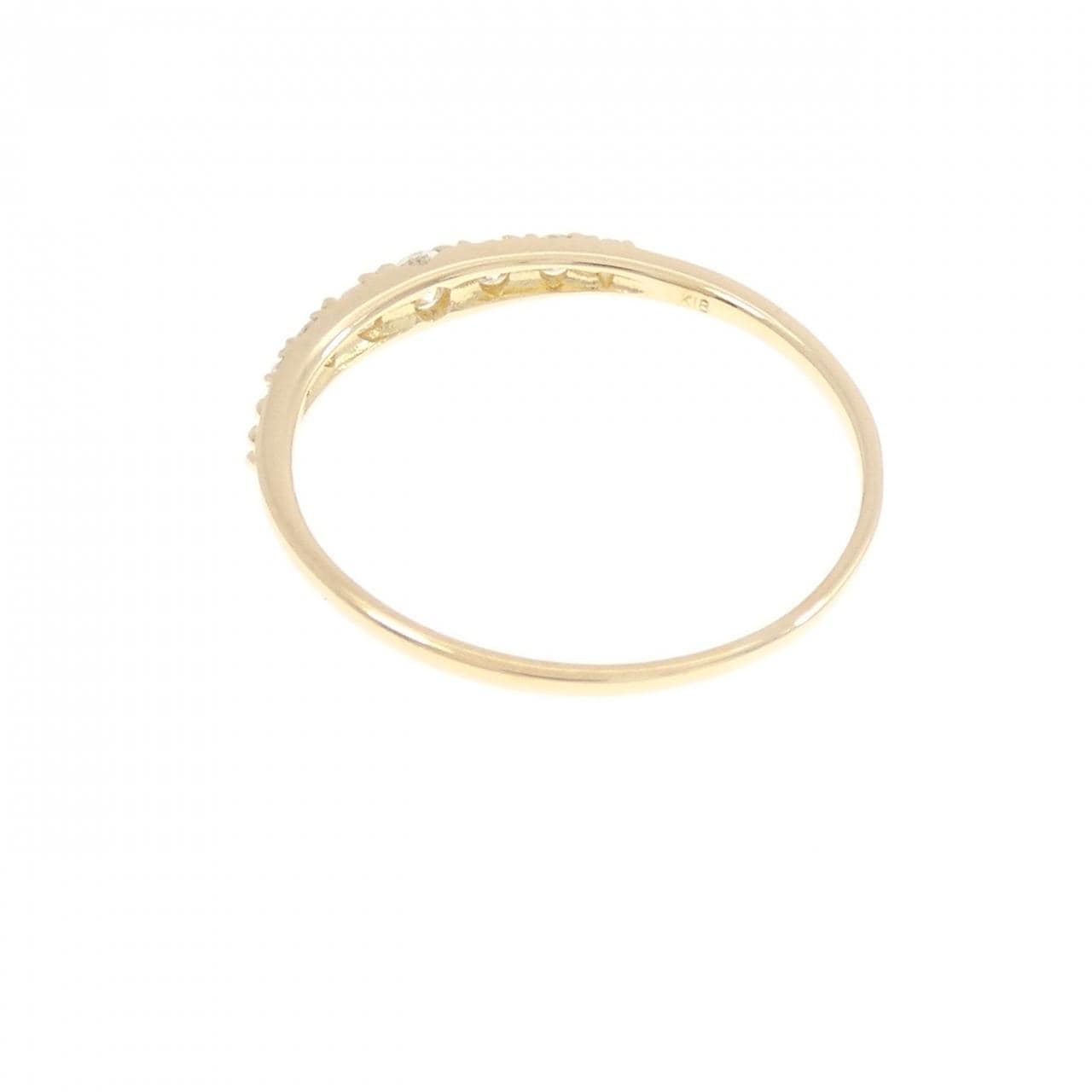 【リメイク】K18YG ダイヤモンド リング 0.15CT