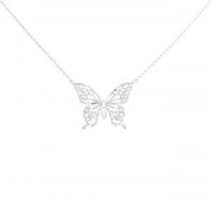 K10WG バタフライ ネックレス