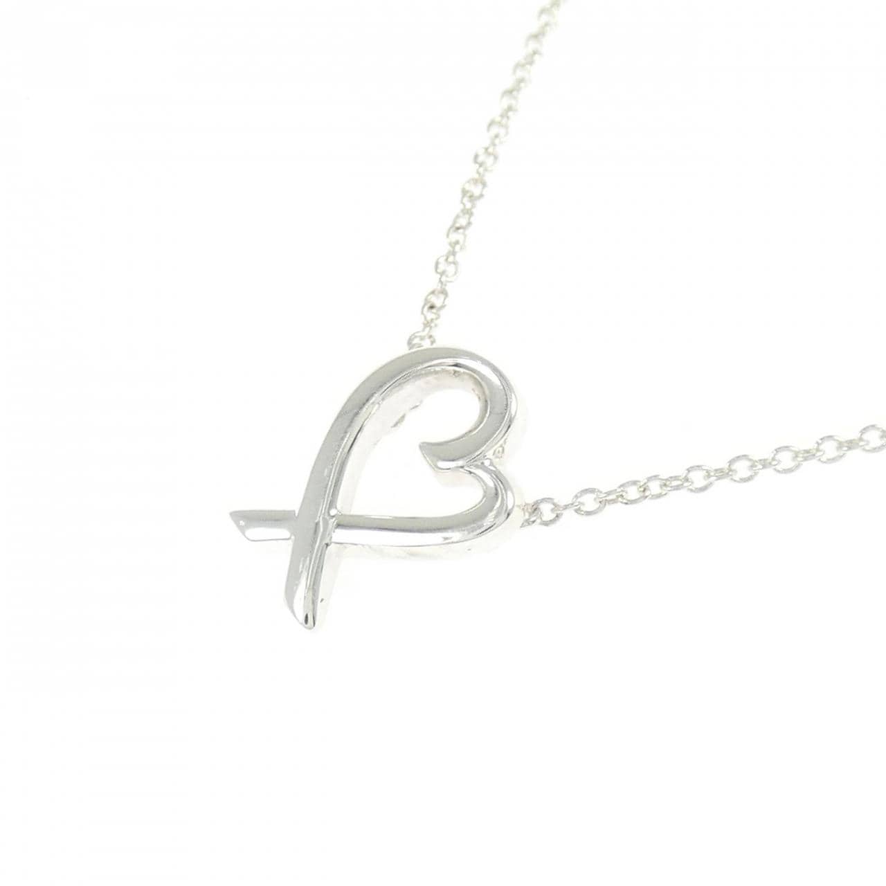 ティファニー ラビングハート ネックレス