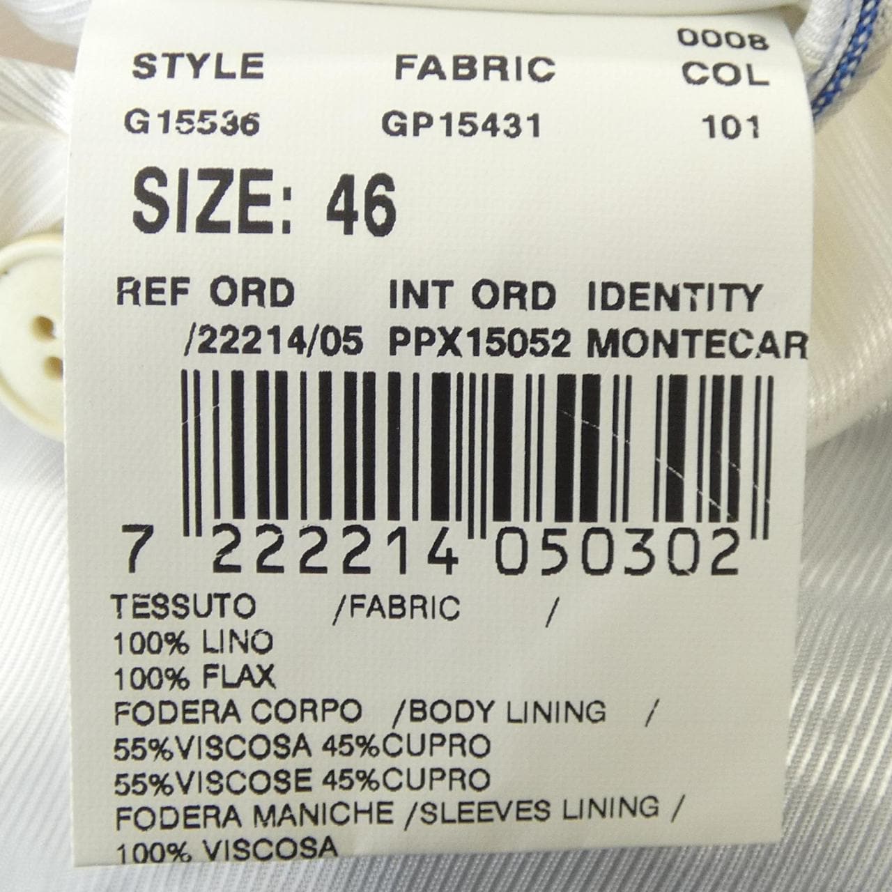 ガブリエレパジーニ GABRIELE PASINI Q15536 スーツ