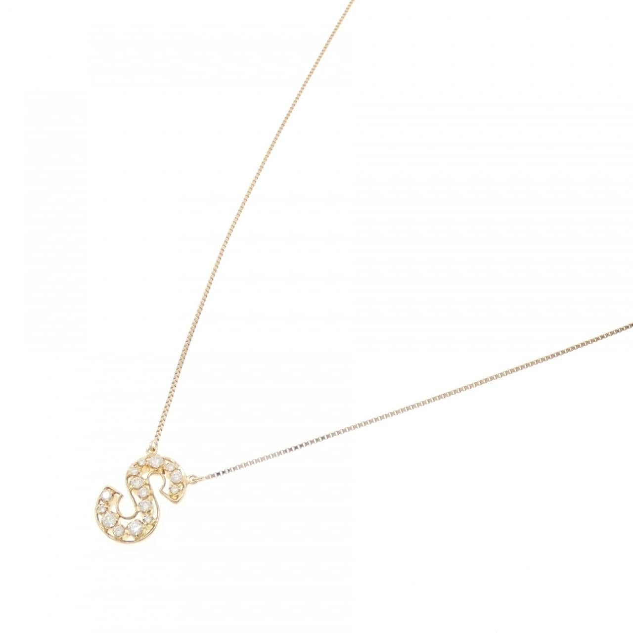 アーカー プルミエトワール イニシャル ネックレス 0.13CT