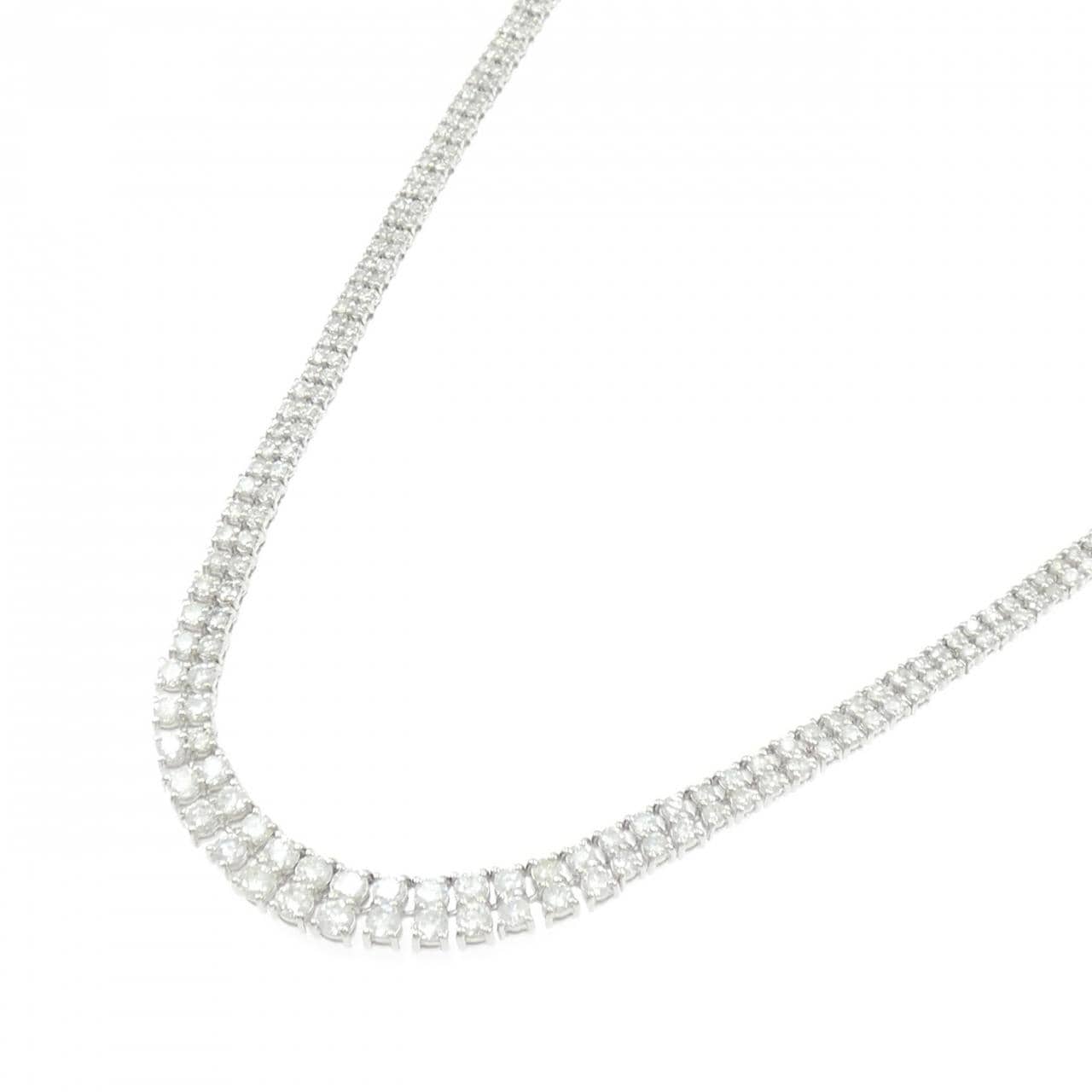 PT850 ダイヤモンド ネックレス 10.00CT
