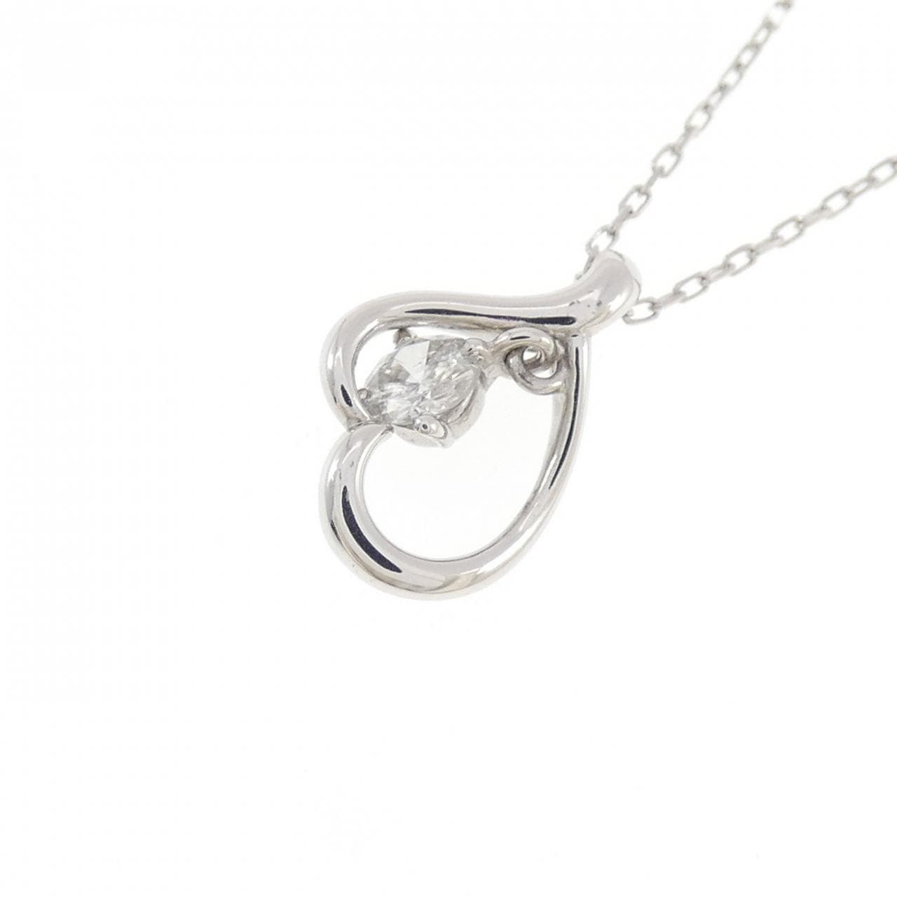 PT900/PT850 ダイヤモンド ネックレス 0.10CT