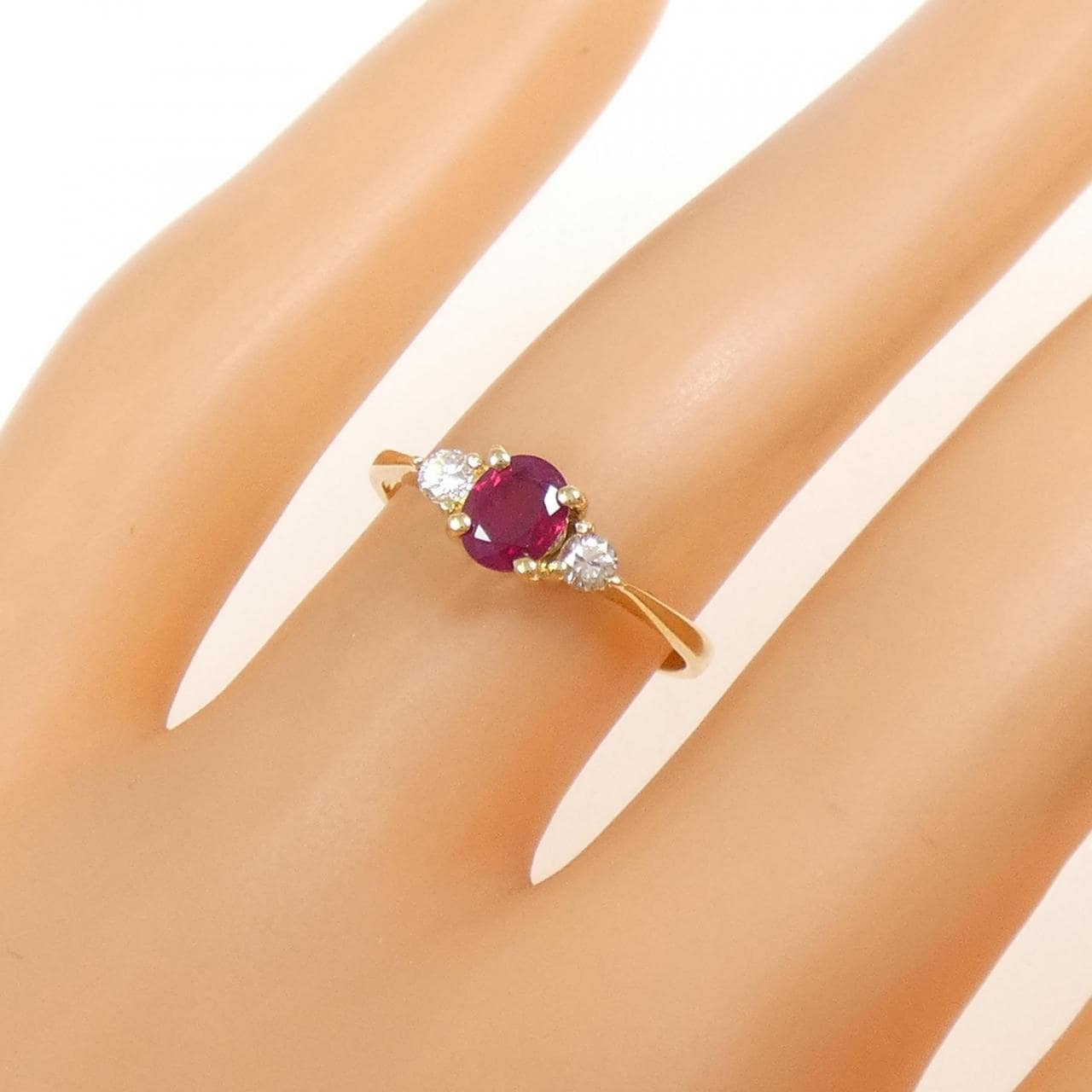 750YG ルビー リング