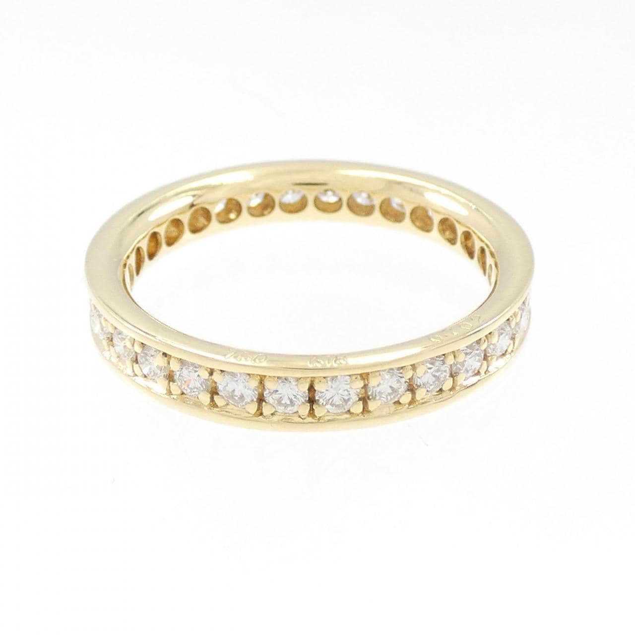 K18YG Full Eternity Diamond Ring 0.702CT