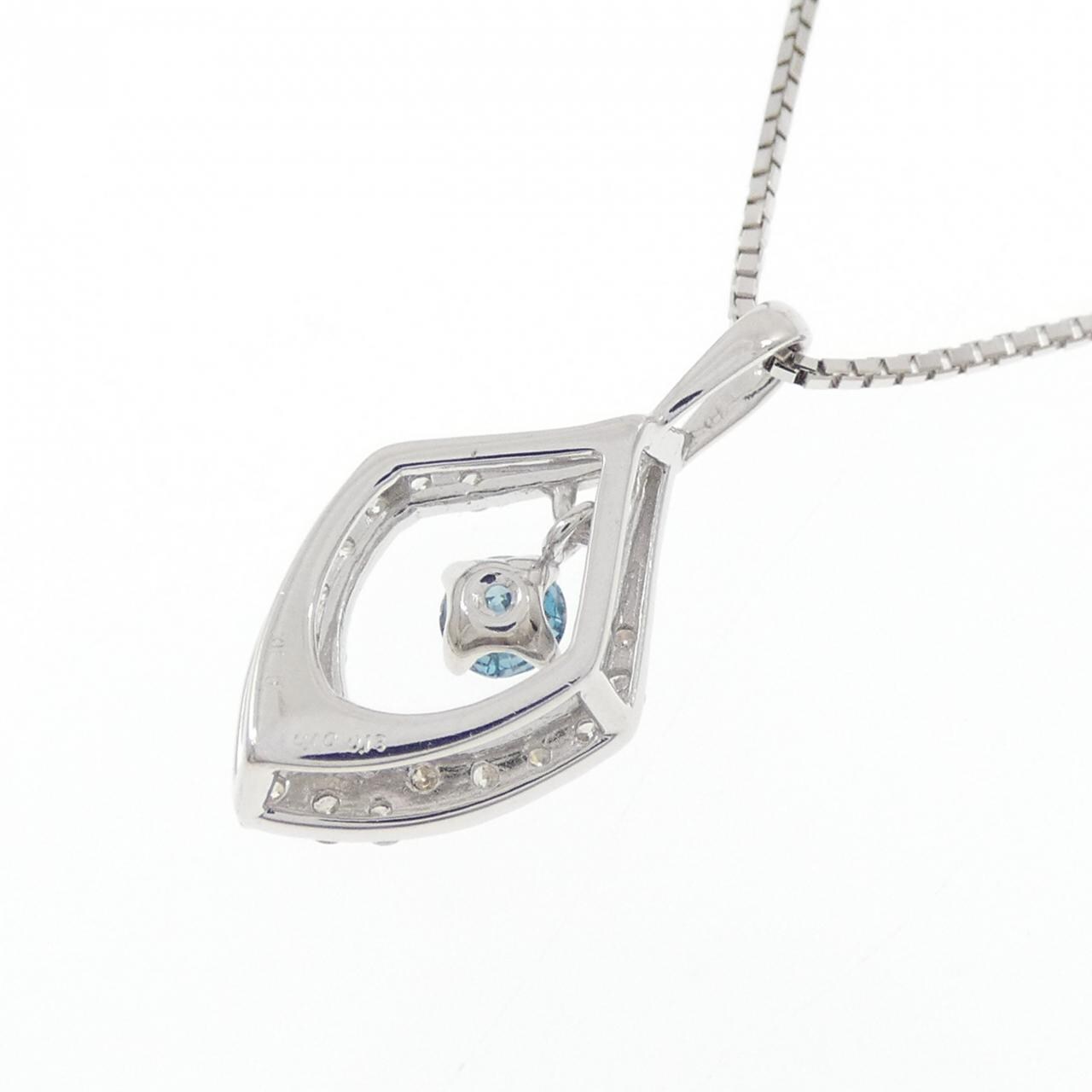 K18WG ダイヤモンド ネックレス 0.10CT