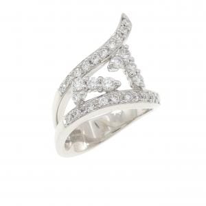 PT900 ダイヤモンド  ピンキーリング 0.42CT