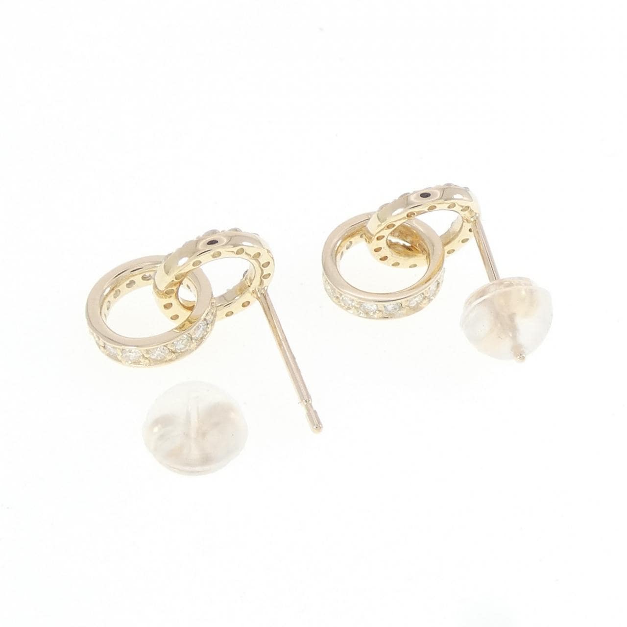【リメイク】K10YG ダイヤモンド ピアス 0.40CT