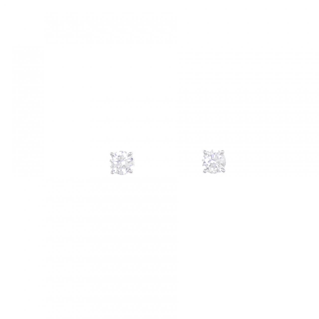 ティファニー ソリティア ピアス 0.23CT 0.23CT F VS1 3EXT-EXT