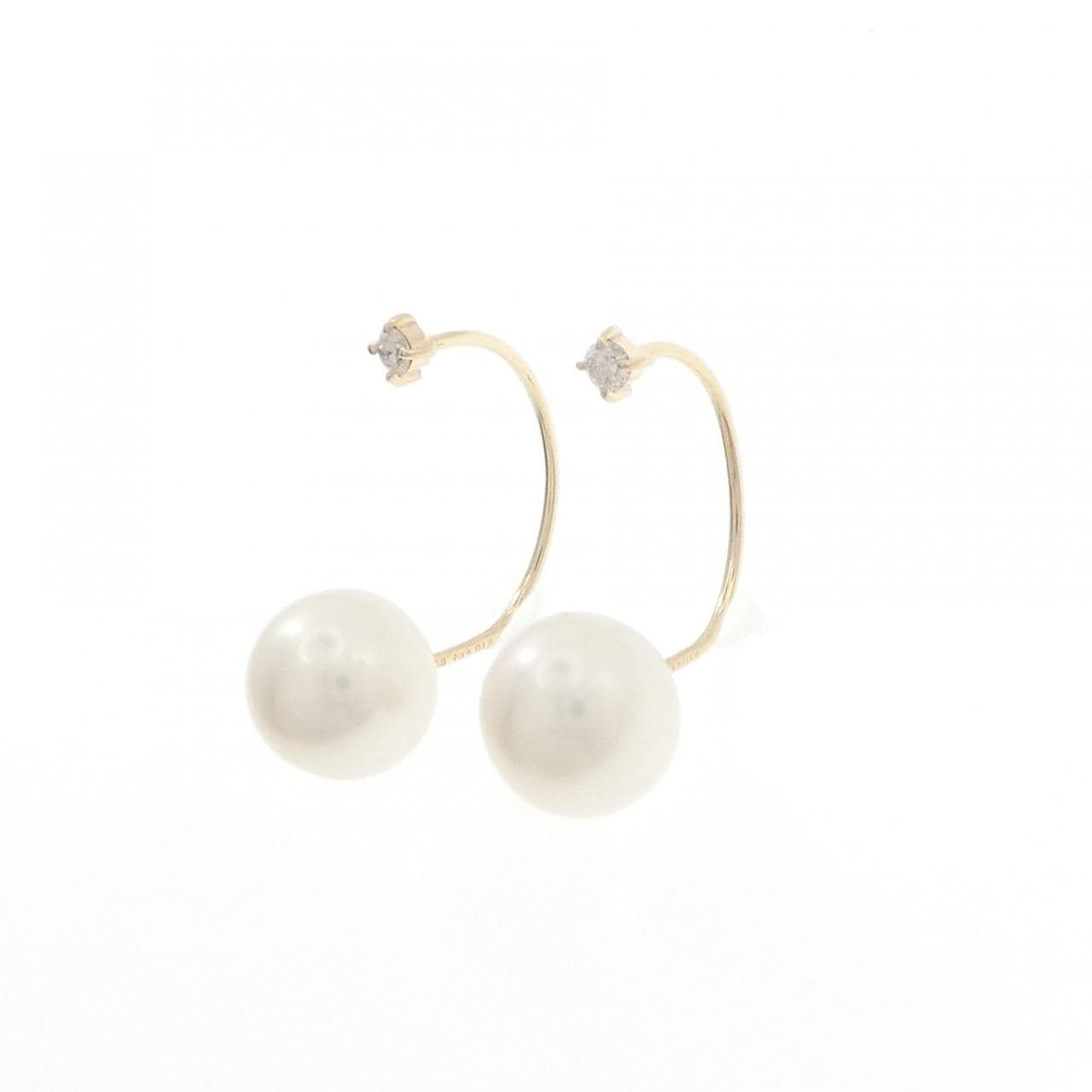 ココシュニック 淡水パール ピアス 8.1mm
